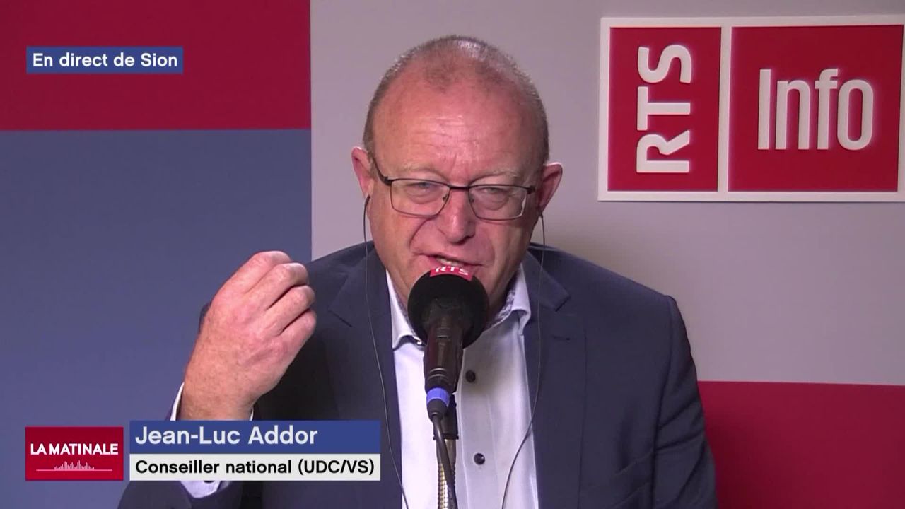 L'invité de La Matinale (vidéo) - Jean-Luc Addor, conseiller national UDC valaisan [RTS]
