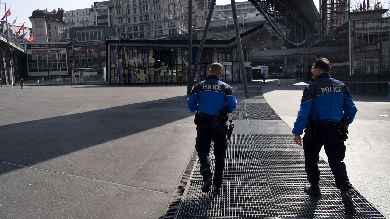 La police de Lausanne crée une unité pour les victimes de violence (image d'illustration). [Laurent Gillieron - Keystone]