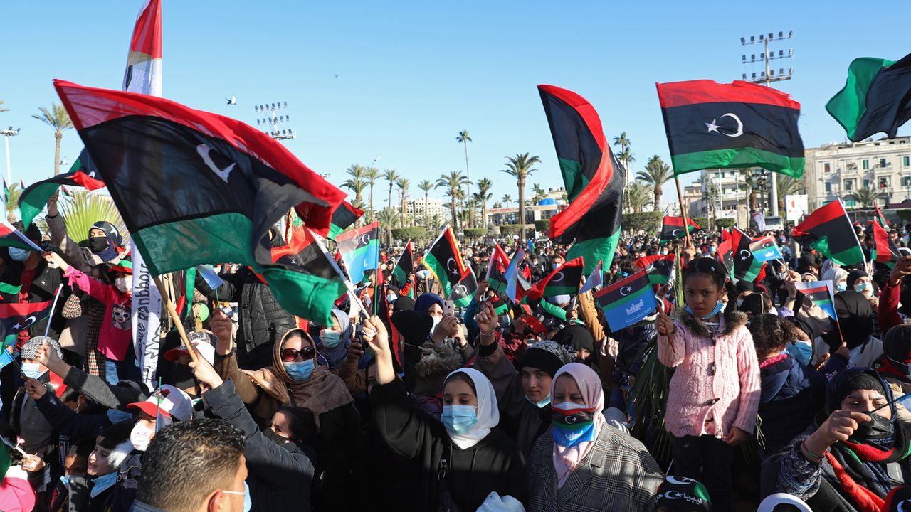 La Libye a fêté les dix ans de la révolution. [Hazem Ahmed - AP Photo/keystone]