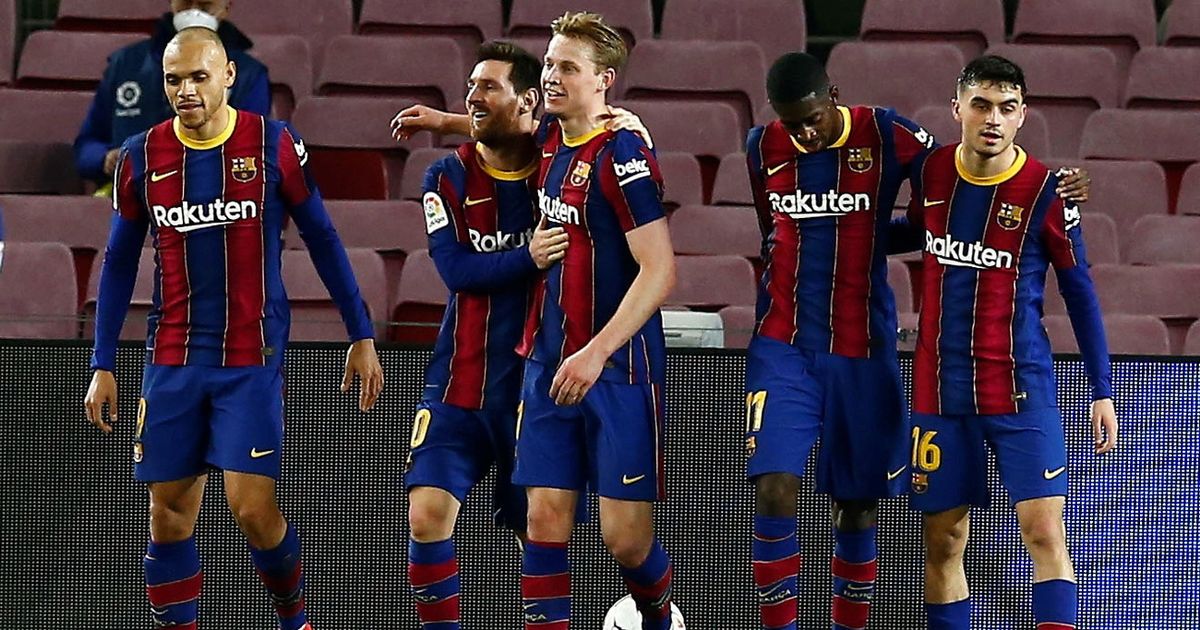Лига: Барселона смотрит вверх, в частности, благодаря дублю Месси - rts.ch....
