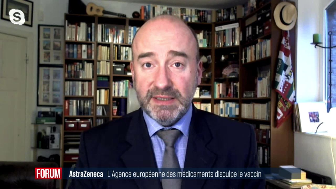 L'Agence européenne des médicaments disculpe le vaccin d'AstraZeneca [RTS]