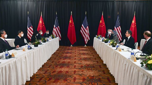 Une première confrontation a eu lieu entre l'équipe de Joe Biden et la Chine. [Frederic J. Brown - Keystone/AP]