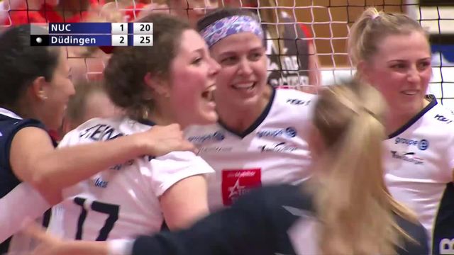 Finale dames - match 1, Neuchâtel - Guin (1-3): les favorites manquent leur entame [RTS]