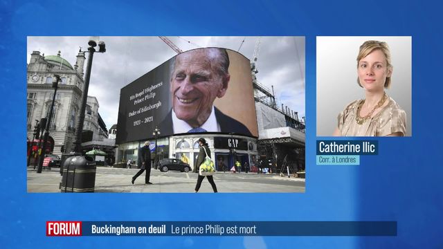 Décès du prince Philip, Buckingham en deuil [RTS]
