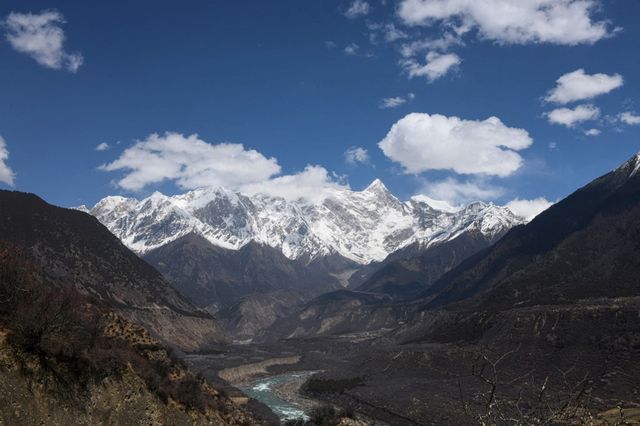 Le Tibet est considéré comme le château d'eau de l'Asie. [STR / AFP - AFP]