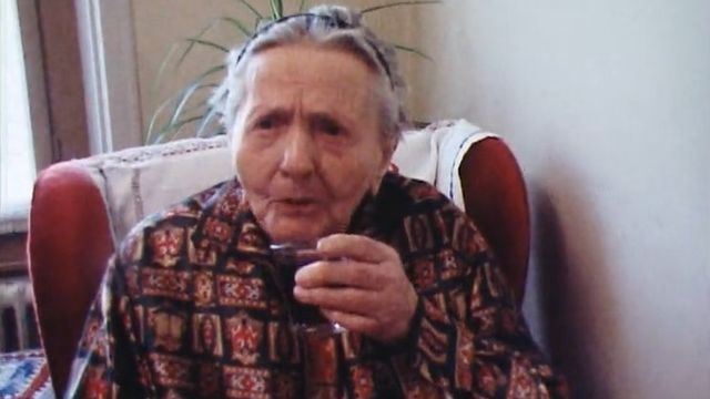 Justine Giardino, 108 ans, doyenne de la Suisse en 1980 [RTS]