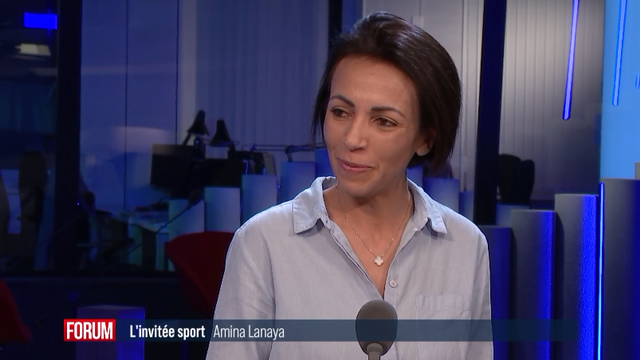 Amina Lanaya, directrice générale de l'Union cycliste internationale. [RTS]