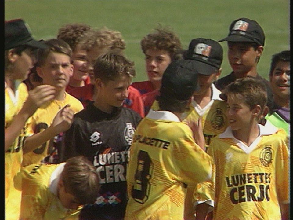 Finale du tournoi de football des juniors D romands 1993 [RTS]