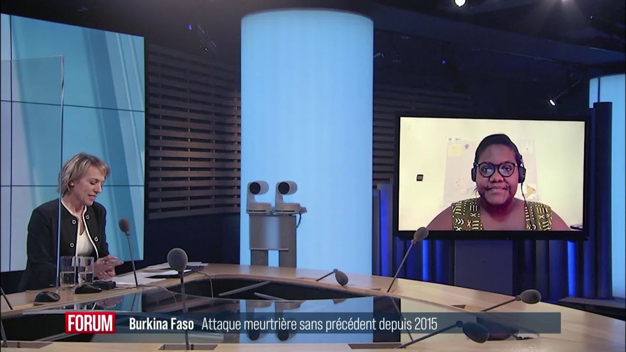 Deux attaques sans précédent depuis 2015 ont touché le Burkina Faso: interview d'Ornella Moderan [RTS]