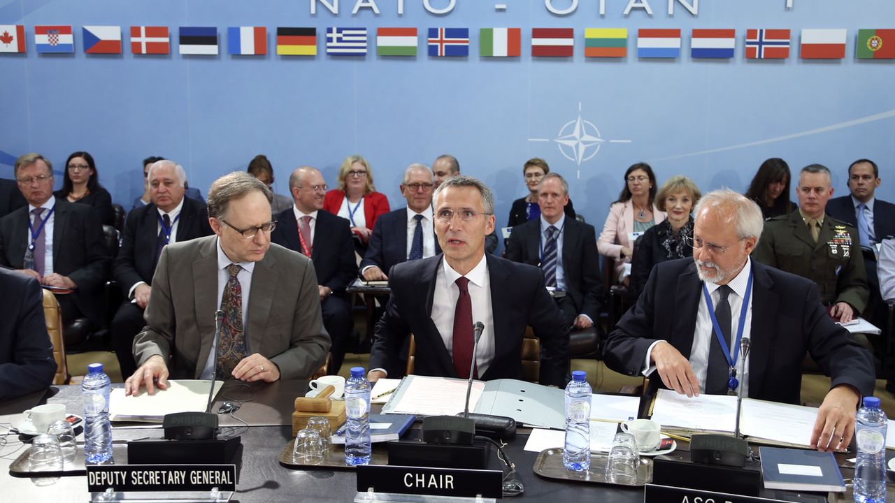 Le secrétaire général de l’OTAN a évoqué la puissance menaçante de la Chine. [Francois Lenoir - AP]