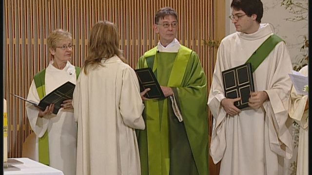Messe à l'église du Pasquart de Bienne [RTS]