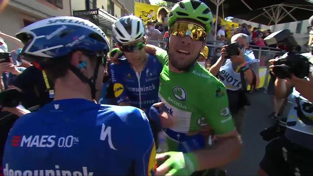 Etape 13, Nîmes - Carcassonne: record d'Eddy Merckx (BEL) égalé par Mark Cavendish (GBR) ! [RTS]
