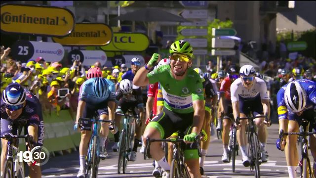 Mark Cavendish a remporté aujourd'hui la 13e étape du Tour de France, à Carcassonne [RTS]