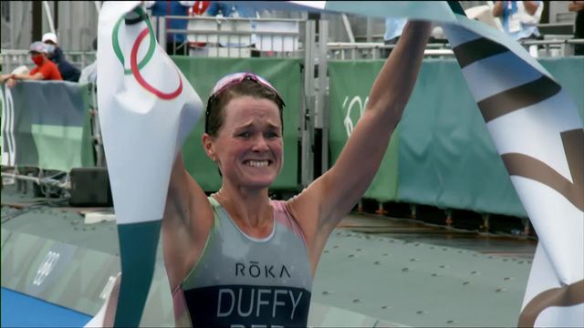 Triathlon dames: Duffy (BER) offre l'or aux Bermudes pour la 1ère fois. Spirig (SUI) termine 6ème [RTS]
