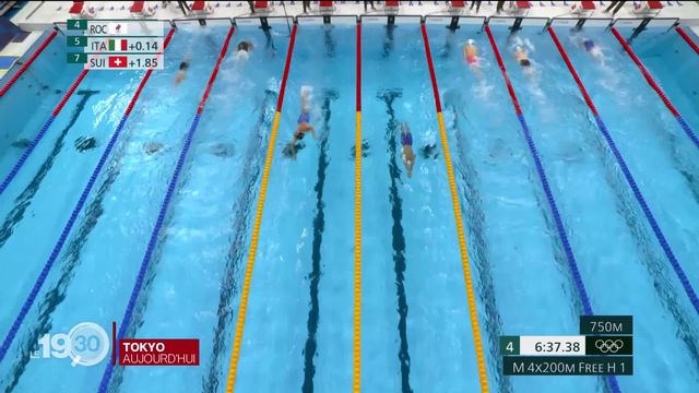 JO Tokyo: le relais masculin du 200m 4 nages s'offre une place en finale [RTS]