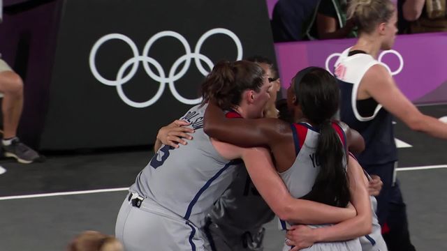 Basket 3x3, finale dames: les USA remportent la médaille d'or ! [RTS]