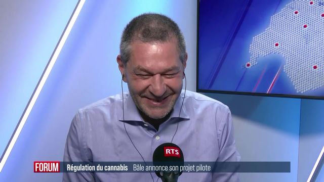 Bâle présente son projet-pilote de légalisation du cannabis: interview de Sandro Cattacin [RTS]