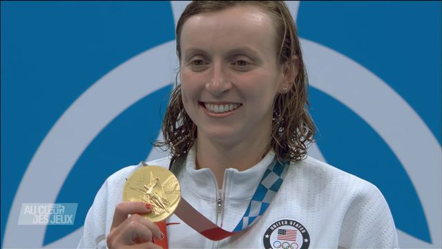 Natation: l'américaine Katie Ledecky première nageuse de l'histoire à remporter 6 médailles d'or individuelles [RTS]