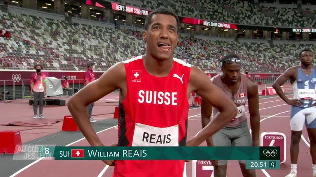 Athlétisme: William Reais sur 200m éliminé et Jason Joseph qualifié aux  demi-finales du 110m haies [RTS]