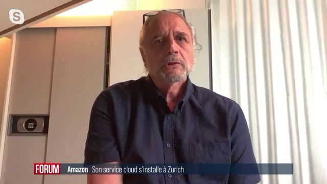 Amazon installe son service cloud à Zurich: interview de Xavier Comtesse [RTS]