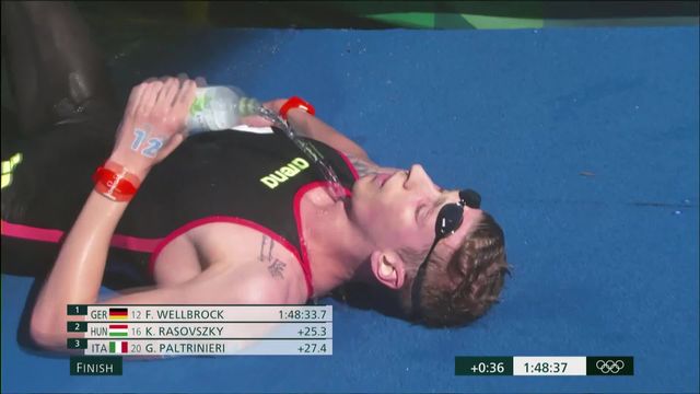 Natation, 10 km messieurs: Wellbrock (GER) remporte le titre olympique [RTS]
