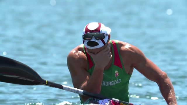 Canoé (sprint), kayak messieurs: Sandor Totka (HON) remporte la médaille d'or [RTS]