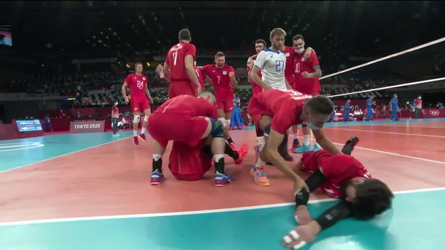 Volleyball, 1-2 messieurs: le Brésil s'incline et la Russie jouera l'or (25-21, 21-25, 24-26, 23-25) [RTS]
