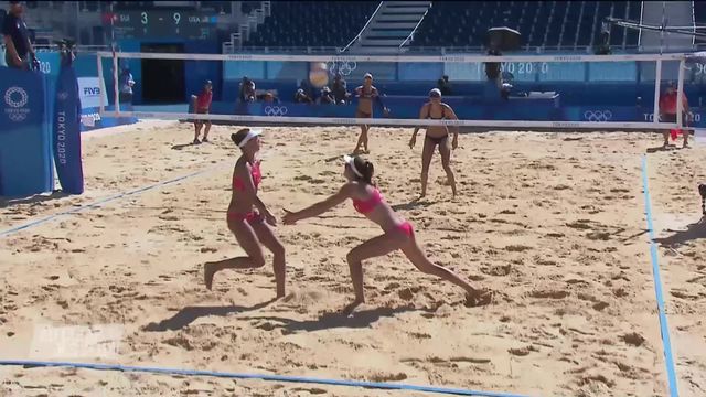 Beach volley: les Suissesses battues en demie finale [RTS]