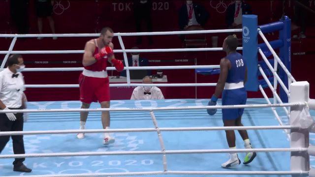 Boxe, poids lourd messieurs: le Cubain Julio la Cruz remporte l'or! [RTS]