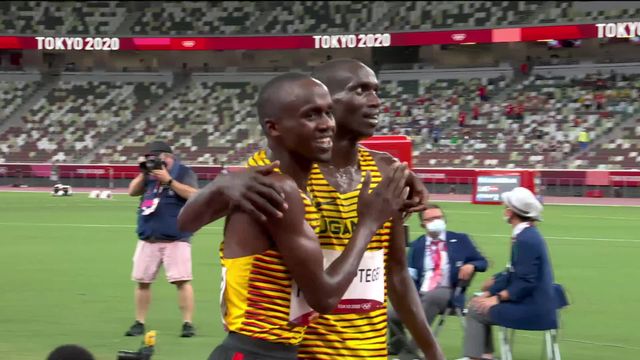 Athlétisme, 5000m messieurs: l’or pour Joshua Cheptegei (UGA) devant Ahmed (CAN) et Chelimo (USA) [RTS]