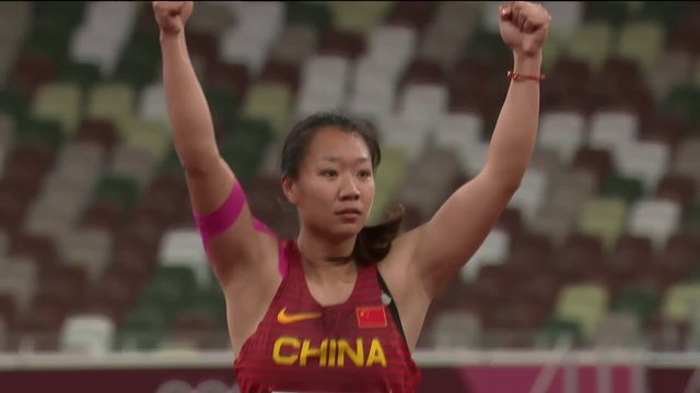 Athlétisme, javelot dames: Liu Shiying (CHN) en or avec un jet à 66m34! [RTS]