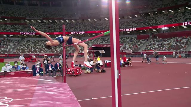 Athlétisme, finale saut en hauteur dames: Mariya Lasitskene (ROC) s'envole vers l'or! [RTS]