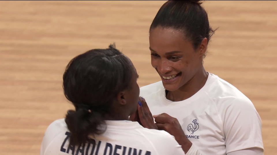Handball, finale dames: ROC – France (25-30): les Françaises sont championnes olympiques! [RTS]
