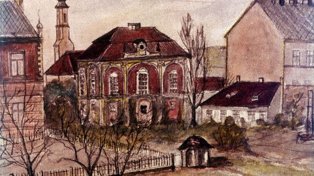La maison natale d'Antonin Dvorak (1841-1904) exposée au musée Dvorak de Prague. [AFP]