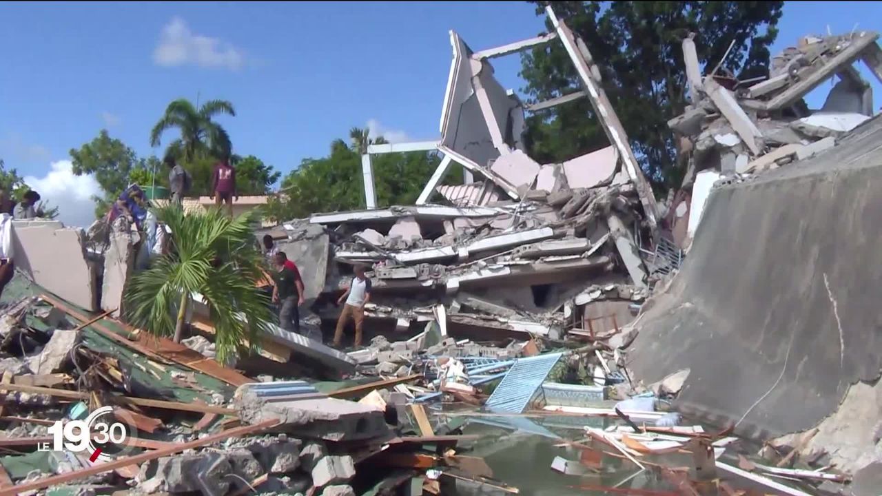 Haïti en état de choc à la suite du violent séisme qui a fait plus de 700 morts [RTS]