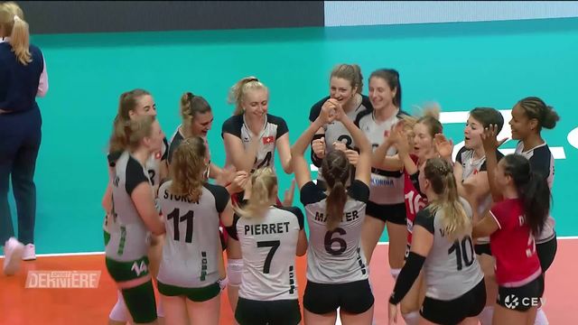 Volleyball, Euro dames 2021: la Suisse s'impose en 5 manches face à la Hongrie [RTS]