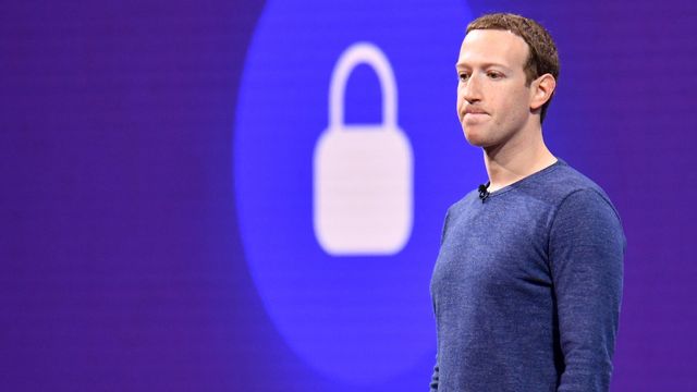 Mark Zuckerberg, PDG de Facebook, lors d'un sommet à San Jose, en Californie, le 1er mai 2018. [Josh Edelson - AFP]