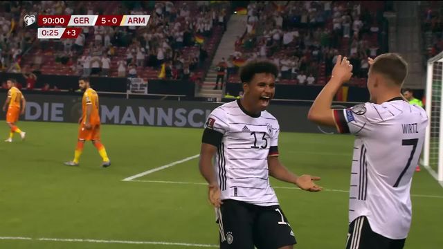 Gr. J, Allemagne - Arménie (6-0): tous les buts du succès allemand [RTS]