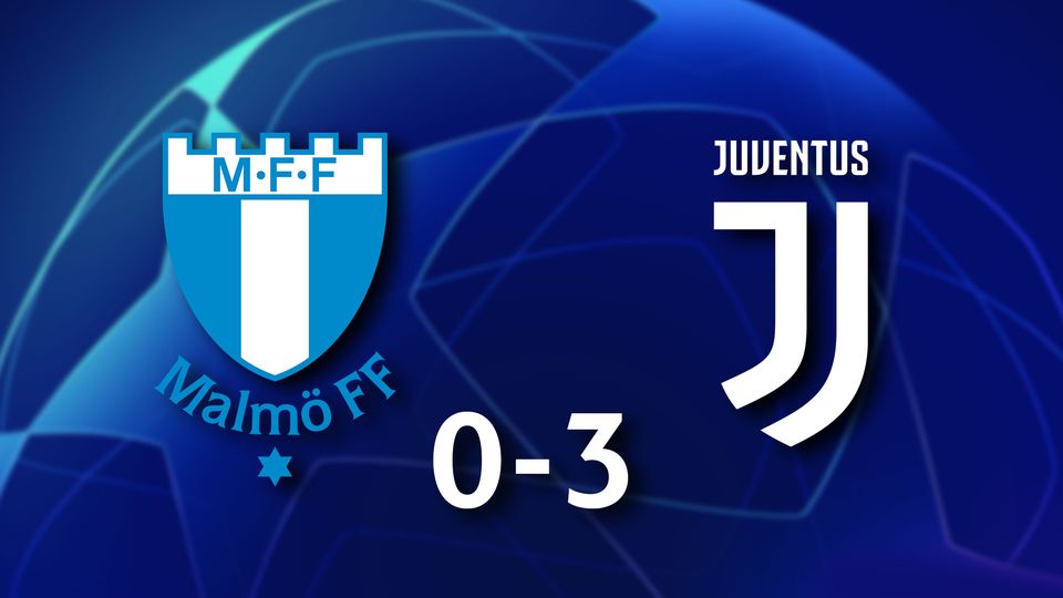 1ère journée Gr.H, Malmö FF - Juventus (0-3) : Juventus donne une leçon de football aux Suédois de Malmö