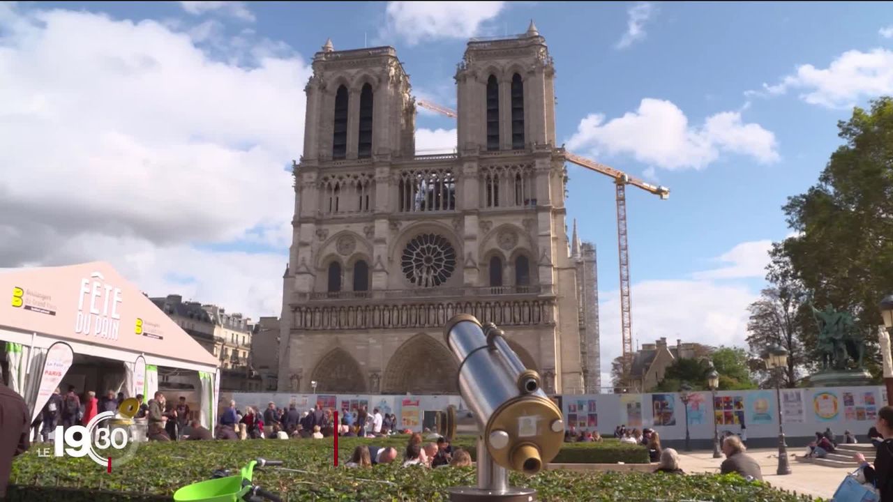 Une entreprise jurassienne participe aux travaux de restauration de la cathédrale de Notre-Dame de Paris. [RTS]