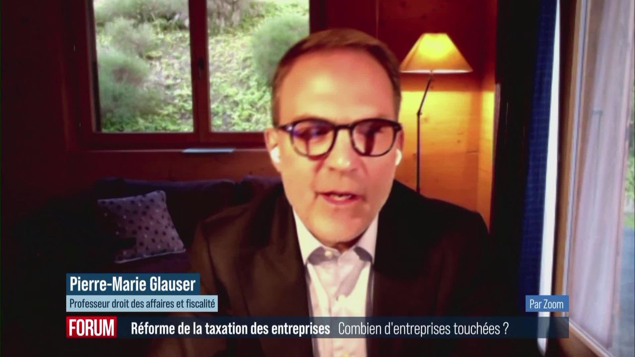 La réforme fiscale mondiale toucherait 200 à 300 entreprises suisses: interview de Pierre-Marie Glauser [RTS]