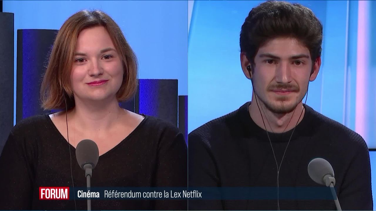 Référendum contre la "Lex Netflix": débat entre Virginie Cavalli et Thomas Bruchez (vidéo) [RTS]