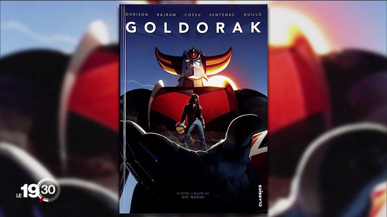 Un peu moins de cinquante ans après sa première apparition à la télévision, la nouvelle bande dessinée du robot Goldorak envahi les librairies. [RTS]