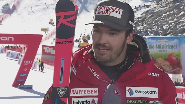 Ski alpin: Loïc Meillard à l'interview après sa 16e place à Sölden [RTS]