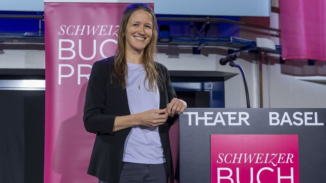 Martina Clavadetscher, lauréate du Prix suisse du livre 2021. [Georgios Kefalas - KEYSTONE]