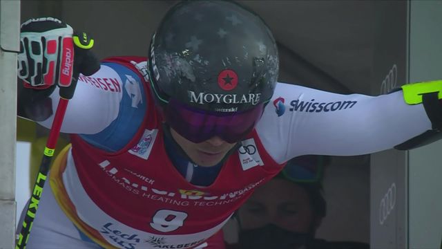 Lech (AUT), slalom parallèle messieurs qualification: le meilleur Suisse du jour Gino Caviezel termine 19e et n'accède pas à la finale de cet après-midi [RTS]