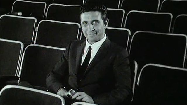 Le chanteur français Gilbert Bécaud en 1967. [RTS]