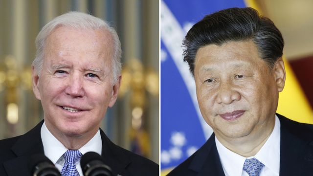Joe Biden et Xi Jinping. [Eraldo Peres et Alex Brandon - AP Photo/Keystone]