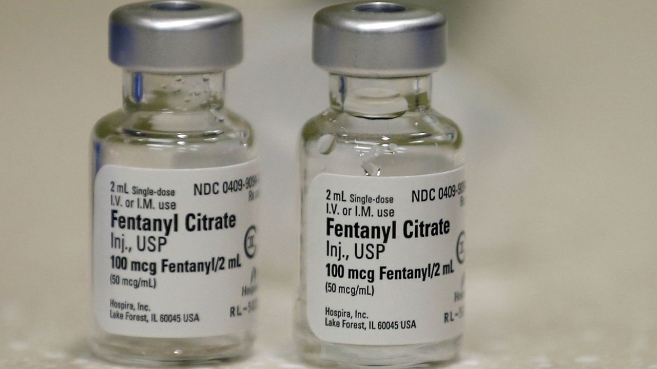 Le Fentanyl, un puissant opiacé, est responsable d'une partie de la hausse des overdoses aux Etats-Unis. [Rick Bowmer - Keystone/AP]