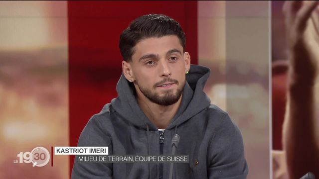 Le jeune footballeur genevois Kastriot Imeri revient sur la victoire de la Suisse face à la Bulgarie [RTS]